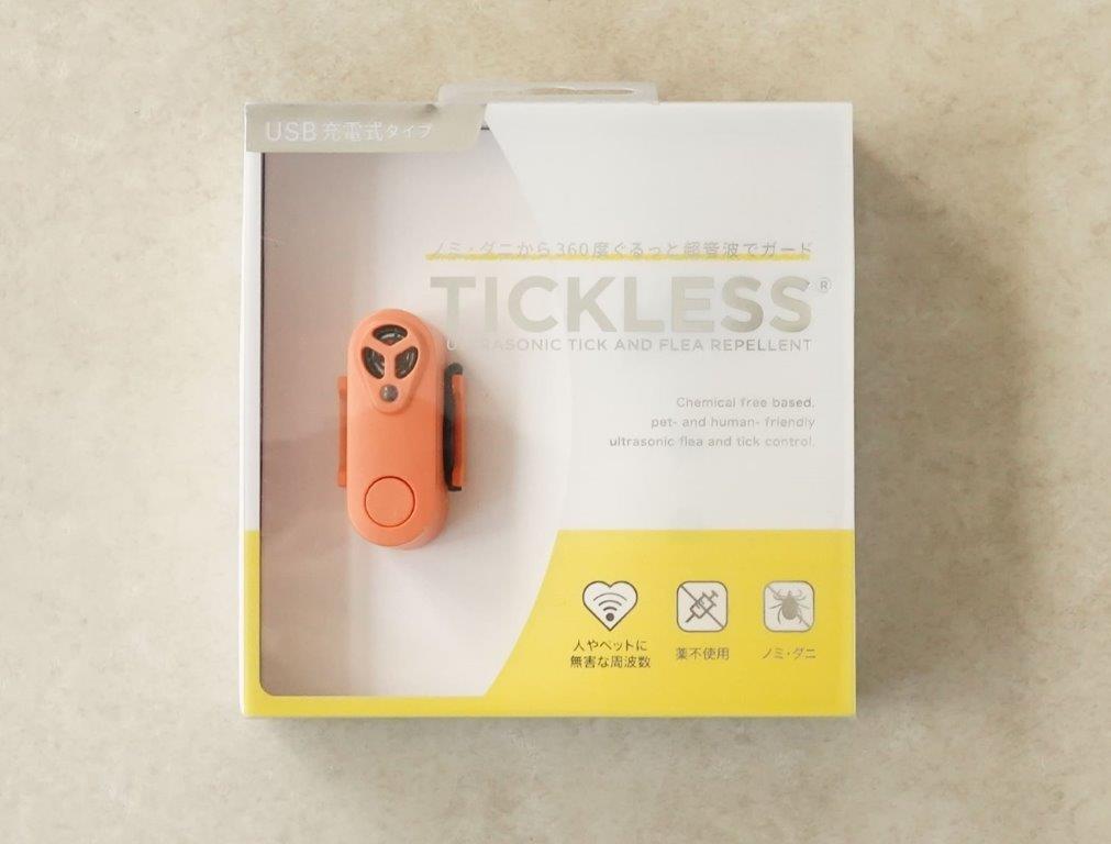 TICKLESS USB印字機 オレンジ色【バス発着場直送h】 愛玩動物グッズ 殺虫剤 超音波 愛玩動物用 申し受ける式 USB印字機