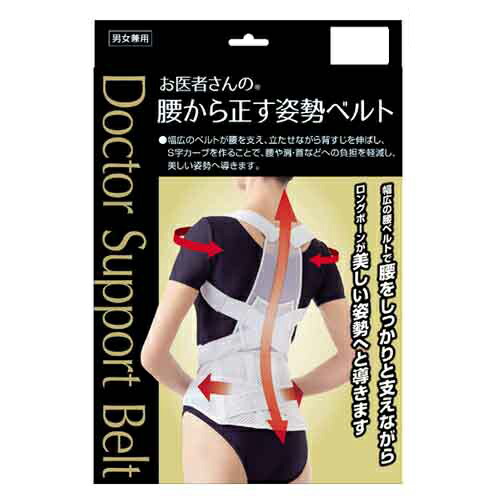楽天市場】お医者さんの腰から正す姿勢ベルト 1枚 (M～Lサイズ
