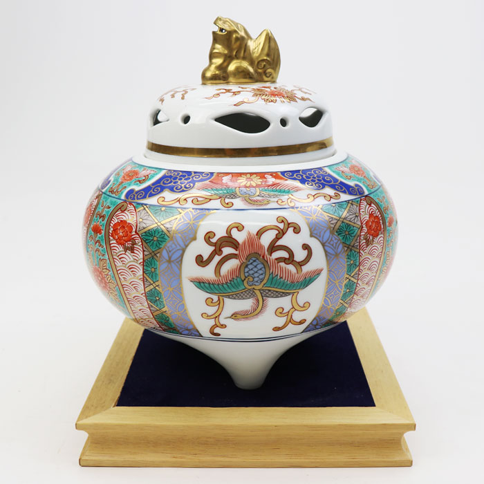 有田焼 金彩 古伊万里 香炉  神具 香炉 有田焼