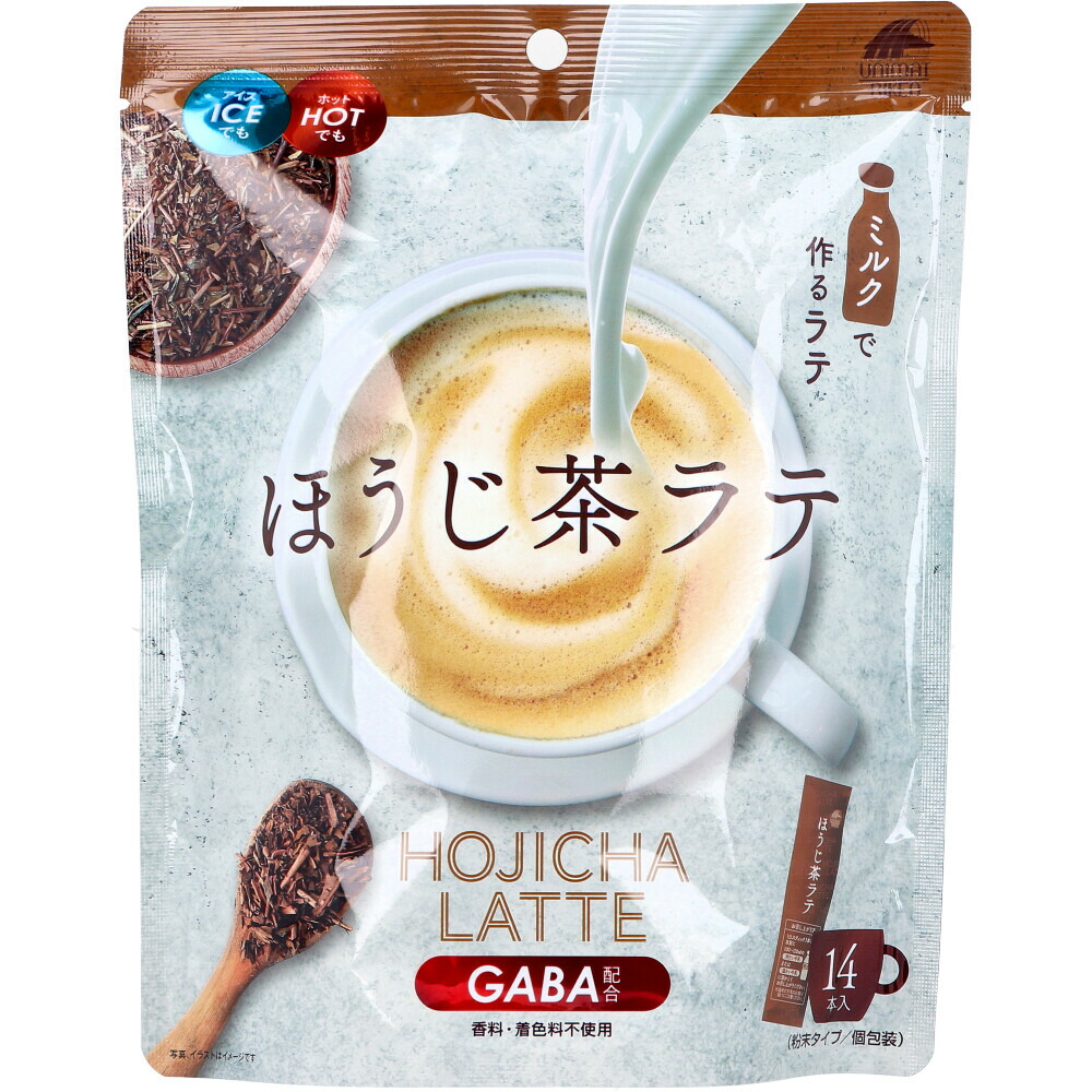 楽天市場】ホットでもアイスでも ほうじ茶ラテ GABA配合 140g(10g×14本