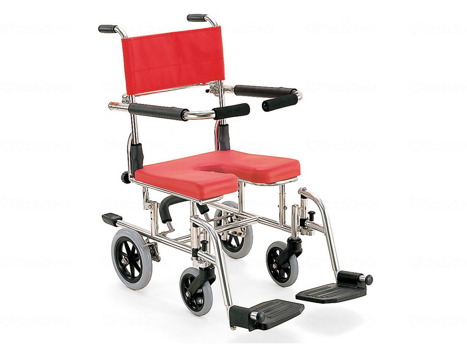 【直送品】カワムラサイクルｼｬﾜｰ用（高さ調整式）KS10・標準/ｸﾘありﾚｯﾄﾞ前座高380mmKS10 【別途送料発生は連絡します、割引キャンセル返品不可】