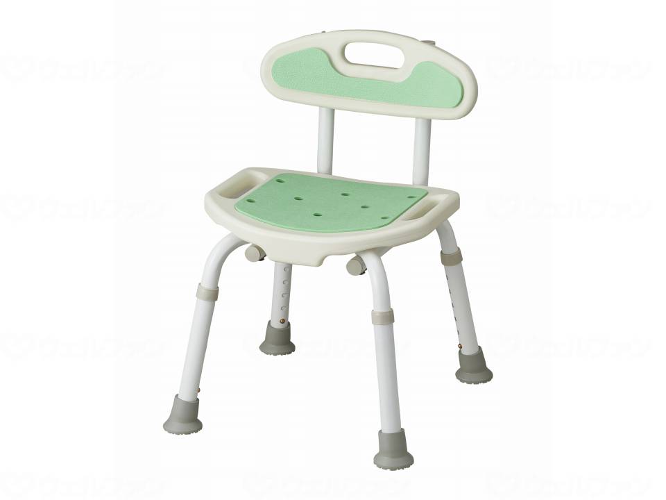 【直送品】人工衛星福浴 コンパクトシャワーチェア/ｸﾞﾘｰﾝ/-ｸﾞﾘｰﾝ-FKW-01-C【別途貨物輸送生きかえるは申しつたえるします、銀行割引とり止める返品不可】