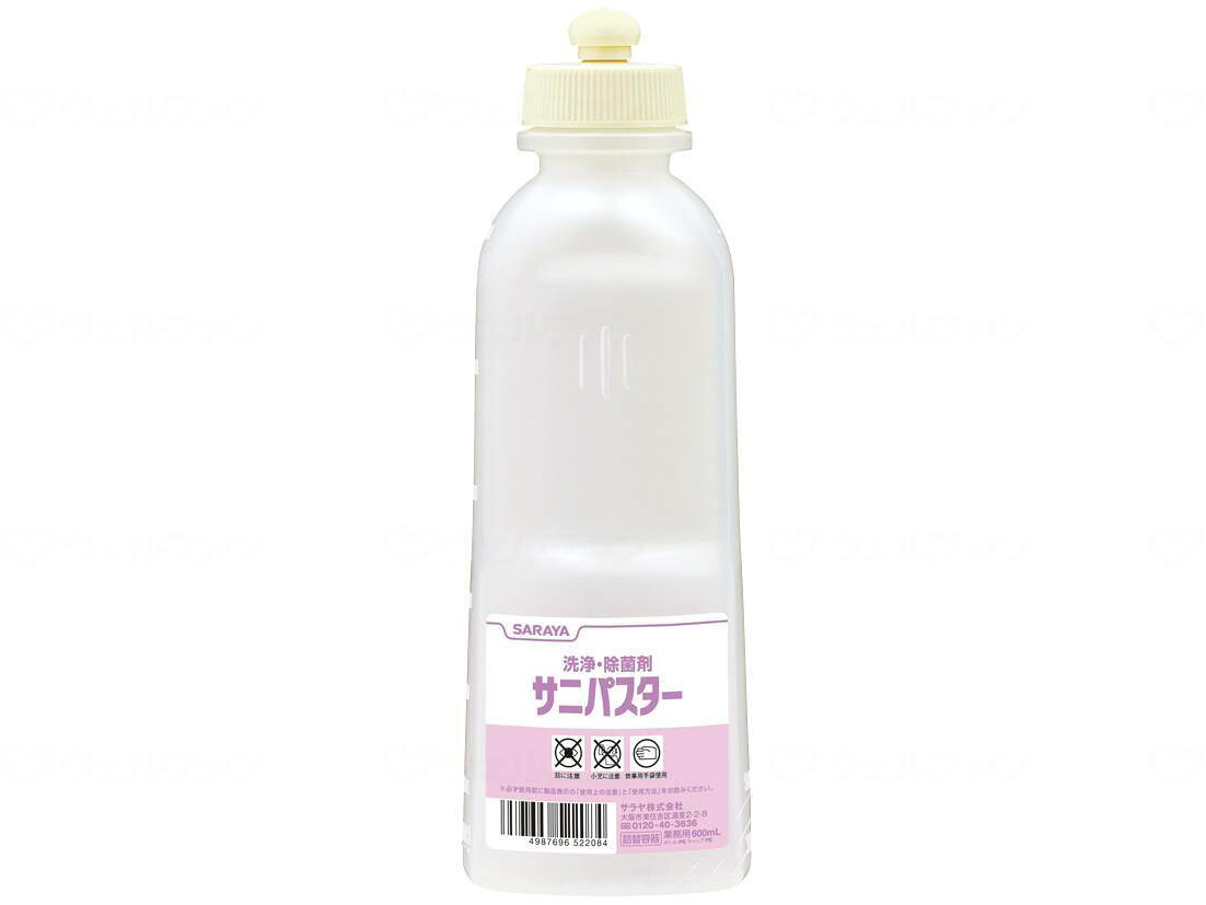 【直送品】サラヤｻﾆﾊﾟｽﾀ用 ｽｸｲｽﾞﾎﾞﾄﾙ（詰替え用）ｹｰｽ600ml52208【別途貨物輸送生きかえるは申しつたえるします、銀行割引とり止める返品不可】