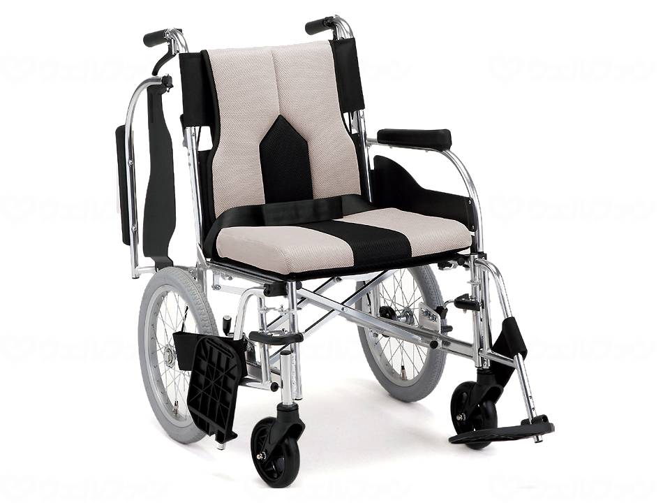 【直送品】マキテック車いす多機能 ｶﾗｰｽﾞ　/ﾗｲﾄｸﾞﾚｰ/40ﾗｲﾄｸﾞﾚｰ40KC-4LG(40)【別途送料発生は連絡します、割引キャンセル返品不可】｜ヘルシー救急ＢＯＸ