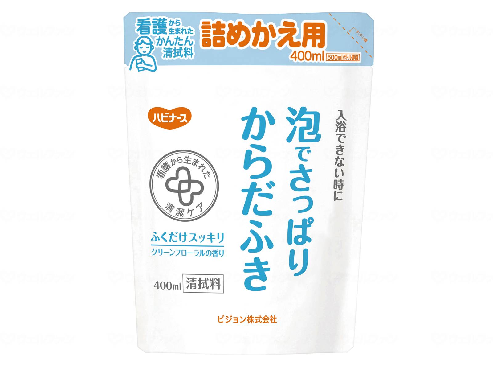 【直送品】ピジョンタヒラ泡でさっぱりからだふき詰替用/ｹｰｽ/400mlｹｰｽ400ml669200IL 【別途送料発生は連絡します、割引キャンセル返品不可】
