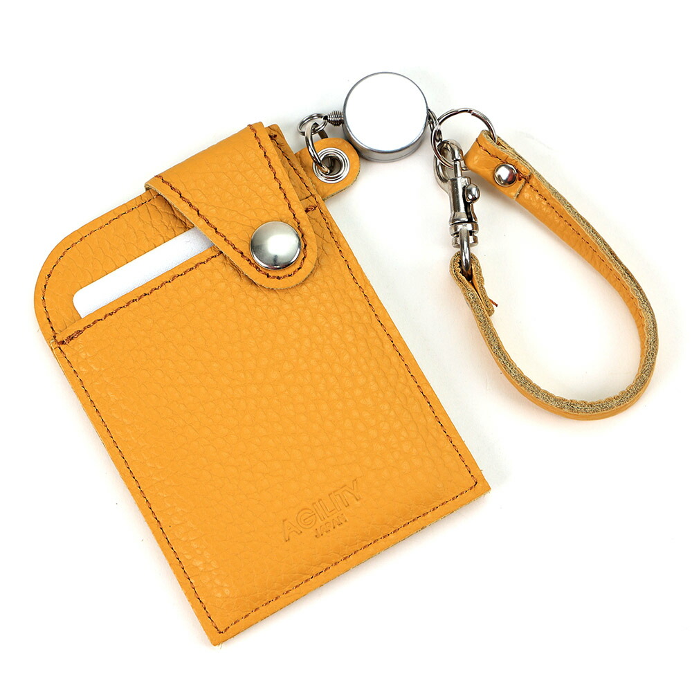 楽天市場 ネコポス対応 シーク 全7色 イタリアンシュリンク パスケース 定期入れ 2枚 リール付き Icカード 両面 牛革 本革 レザー メンズ レディース シンプル 日本製 Agility Affa アジリティアッファ 0998 M便 3 3 パドドゥ 楽天市場店