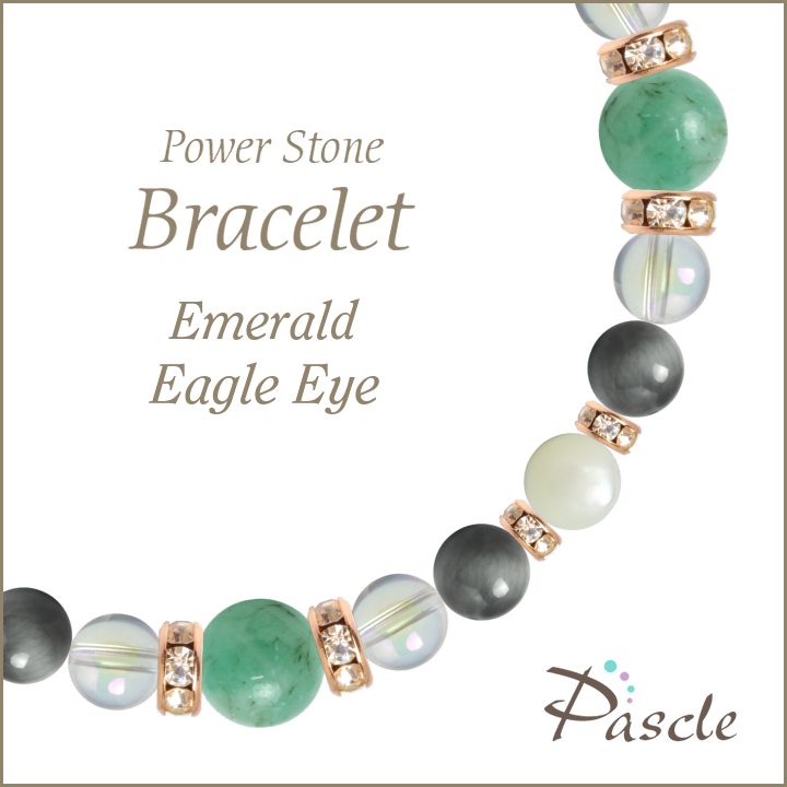 パワー岩 ブレスレット エメラルド 鷲眼球 自然に石ころ 生出石 4月あかり ファミリ精到 アミ 夫と妻円満 任務倖せ 宿願成就 狙い達成 誕生月日 お土産 Cleo Mx