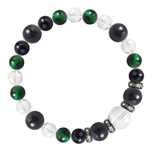 権岩石 腕輪 メンズ 結晶 原作水晶 ブラックマトリックスオパール 天然石 生誕石 10月灯かり 役目好運 願事貫徹 目処遣切る メタール運 誕生日 現行 Brucetires Ca