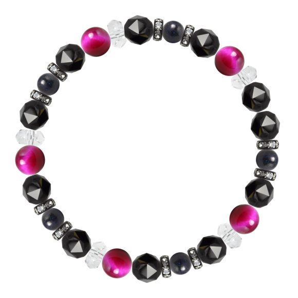 パワーストーン ブレスレット メンズ ピンクタイガーアイ ブラックマトリックスオパール 天然石 金運 仕事運 誕生石 10月 願望成就 目標達成 誕生日 プレゼント Mergertraininginstitute Com