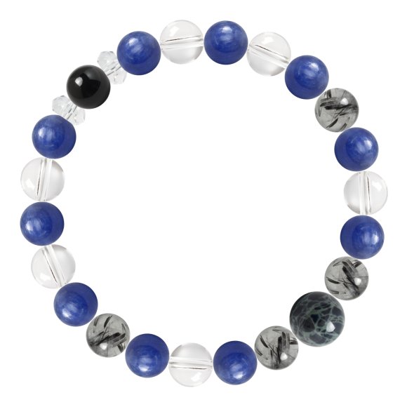 天然石 パワーストーン メンズ ターコイズ 仕事運 クリスタル 魔除け 厄除け スパイダーウェブオブシディアン カイヤナイト プレゼントホビー ブレスレット 天然石 ブレスレット 願望成就 目標達成 誕生日 プレゼント パワーストーン パスクル ネコポス送料無料