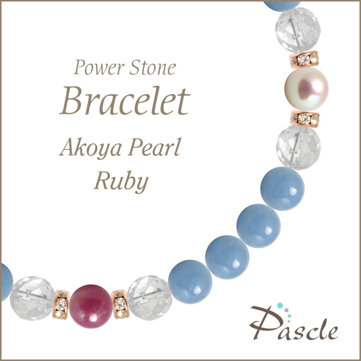 パワーストーン ブレスレット アコヤ真珠 ルビー 天然石 誕生石 3月 家庭円満 結婚運 7月 恋愛成就 願望成就 目標達成 誕生日 プレゼント Rocrooms Com