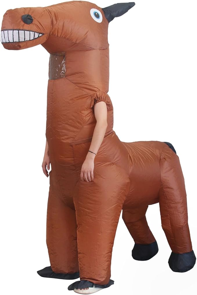 楽天市場】馬 着ぐるみ コスプレ 空気充填 ハロウィン 変装スーツ 大人