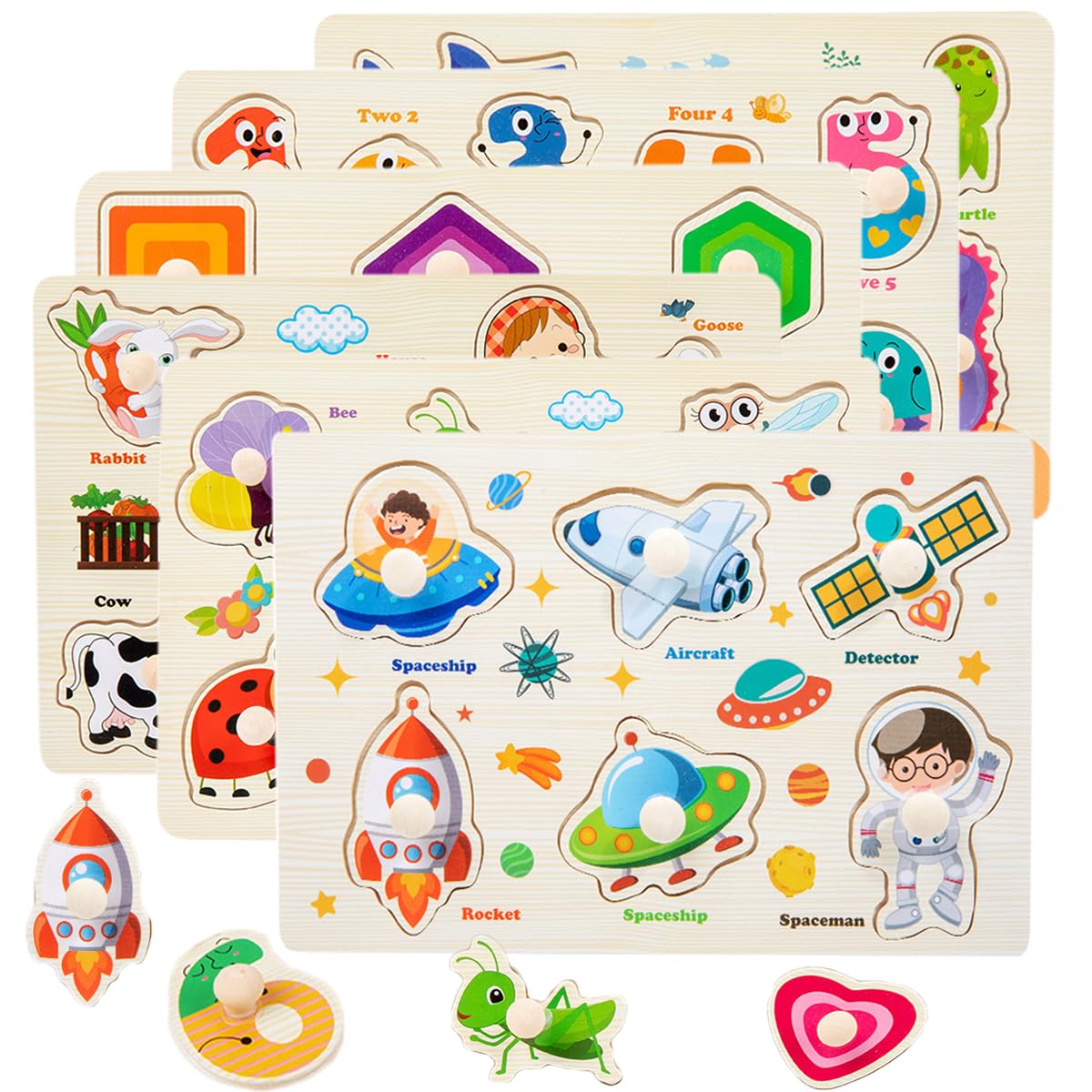 楽天市場】ボーネルンド ピックアップ パズル バラエティ 木のおもちゃ