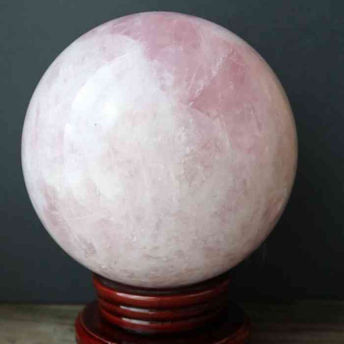 楽天市場】ローズクォーツ 丸玉 220mm 約15kg 紅水晶 ピンク 天然石