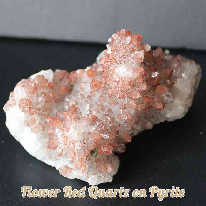 楽天市場】赤水晶 フラワークラスター パイライト 共生鉱 天然石 浄化