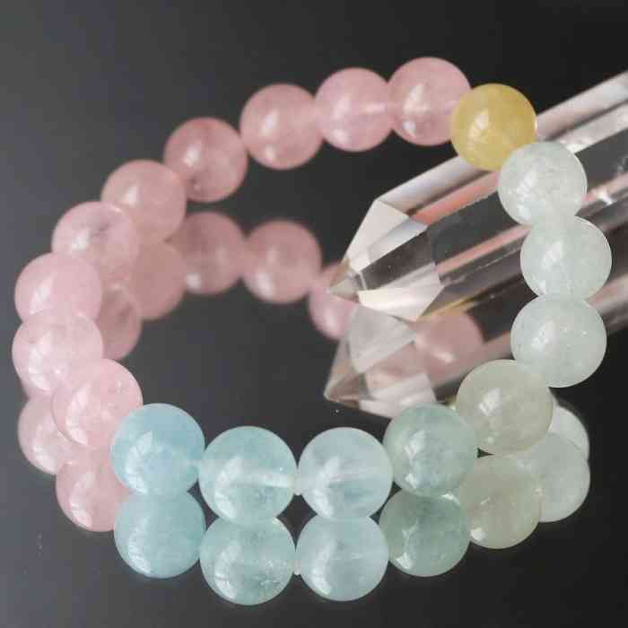 楽天市場】ミックスベリル 13mm ブレスレット 天然石 パワーストーン