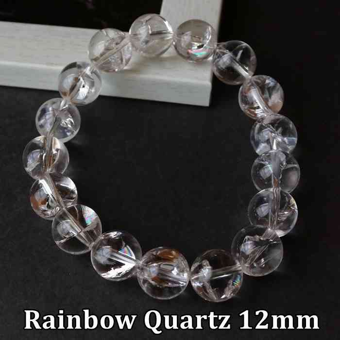 楽天市場】アイリスクォーツ 虹 水晶 ブレスレット 14mm 天然石