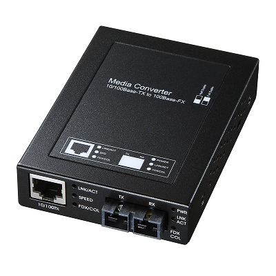 【即納】サンワサプライ 光メディアコンバータ LAN-EC202C10