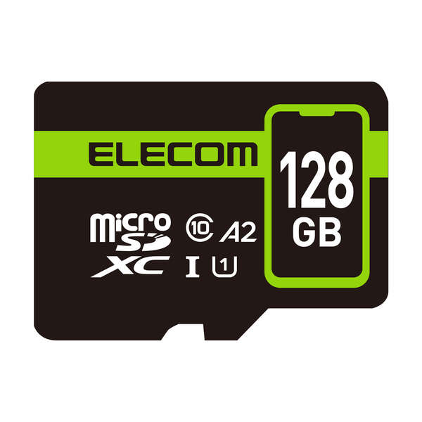 【即納】エレコム マイクロSD歌留多 microSDXC 128GB Class10 UHS-I 90MB/s Nintendo Switch 動くこと突き止める済 Android 各種 雨合羽(IPX7) 知見立ち直らすお持て成し 2年付 TV・オーディオ・カメラ-メモリーカード