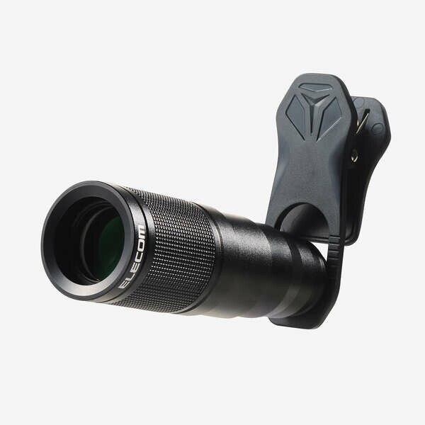 楽天市場】エレコム スマートフォン 用 カメラレンズ 望遠 8倍 レンズ