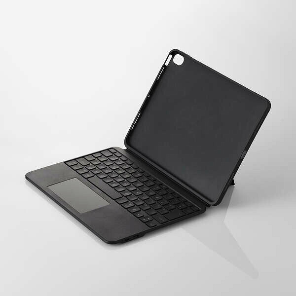 【即納】エレコム 11インチ iPad Air (M2) / iPad Air 10.9インチ 第5世代 第4世代 用 キーボード付きケース 着脱可能 Bluetooth キーボード トラックパッド搭載 ブラック|パソ電通信 【店】
