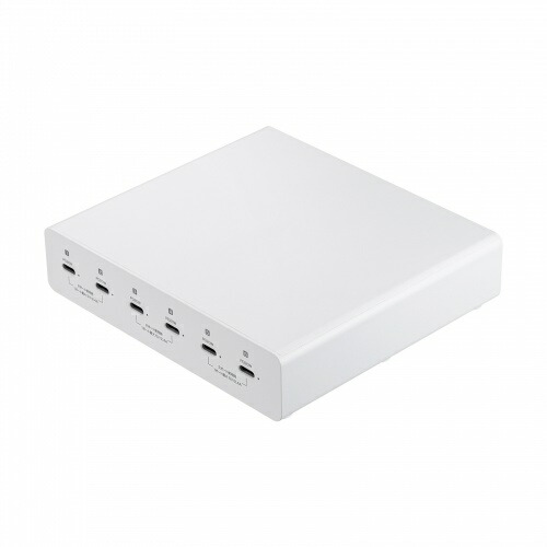 【即納】サンワサプライ USB PD相応うAC申し受ける器（6界面・足し加える72W）