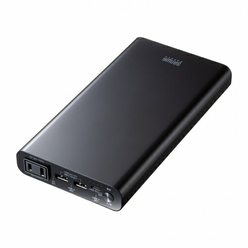 【即納】サンワサプライ 移動性乾電池（20000mAh・AC65W・PD45W）