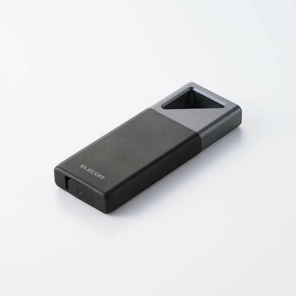 エレコム SSD 外付け 500GB USB3.2 Gen2x2 読込最大1700MB/秒 ポータブルSSD USB Type-C 接続 高速 耐衝撃 IP55 防塵/防滴 外付けSSD ストラップホール付 ブラック|パソ電通信 【店】
