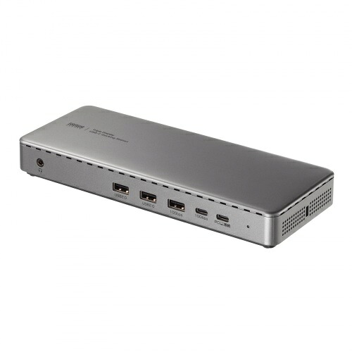 【即納】サンワサプライ ドッキングステーション（HDMI/DisplayPort×4K×3画面出力対応）