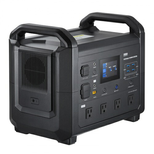 【即納】サンワサプライ ポータブル電源 （1536Wh・AC1600W）