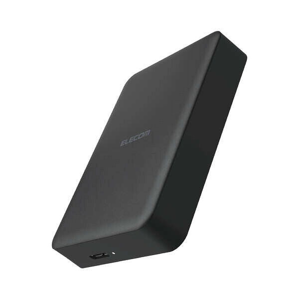 【即納】エレコム テレビ録画 外付けHDD ポータブル 2.5インチ 4TB 静音ファンレス USB 3.2 Gen1(5Gbps) REGZA/AQUOS/BRAVIA等接続可 持ち歩きに便利 ブラック｜パソ電通信　【店】