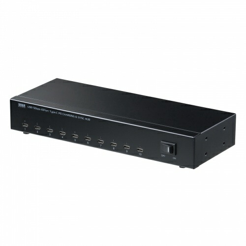 【即納】サンワサプライ USB 5Gbps Type-C 10界面こしき