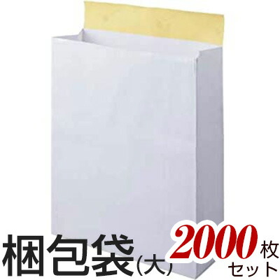 荷拵え袋 送りとどける袋 宅配袋 2000枚仕掛ける 大大きさ 横320mm×奥ぶかさ（マチ）110mm×高さ400粍 消印付き添い人 無地 白 荷拵え用袋 荷拵え設備 サイバー空間販売店 分かりやすい メルカリ 宅配袋仕掛ける 角底袋 宅配便 宅配便用 宅急便用袋 荷拵え設備 荷拵え材 本 服 靴 などに [KONPO-FUKURO-DAI_8SET]