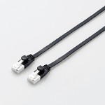 【楽天市場】エレコム LANケーブル/CAT6A/爪折れ防止/フラット/1m/ブラック [LD-GFAT/BK10]：パソ電通信 【楽天市場店】