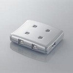 【即納】エレコム USB2.0手動切替器 4切替 [USS2-W4]|| ELECOM