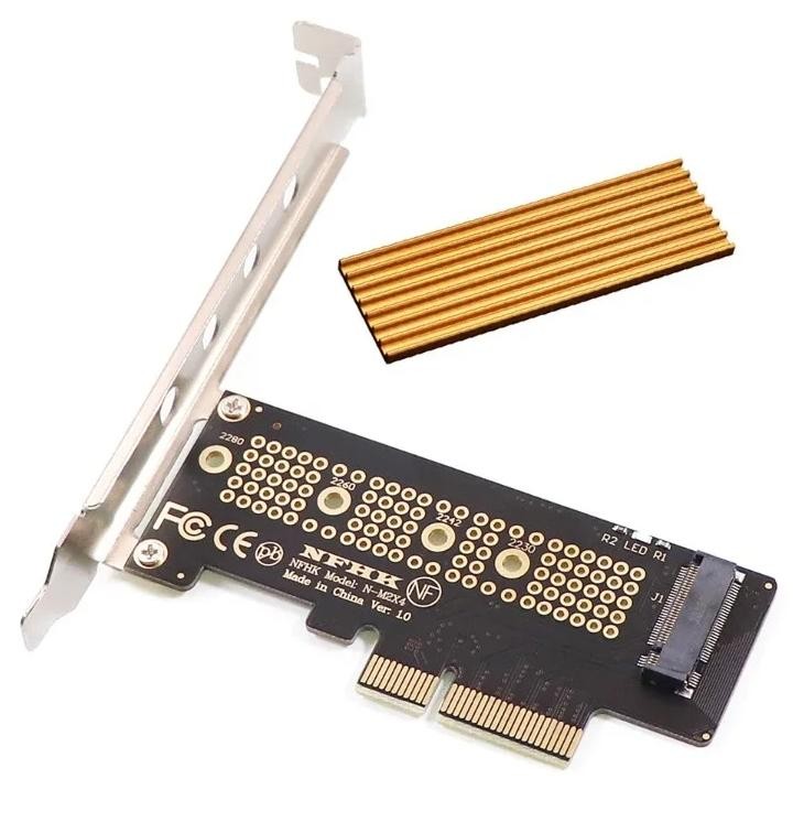 楽天市場】m.2 SSD PCI-Express増設アダプターM.2 PCIe NVMe 4.0/3.0