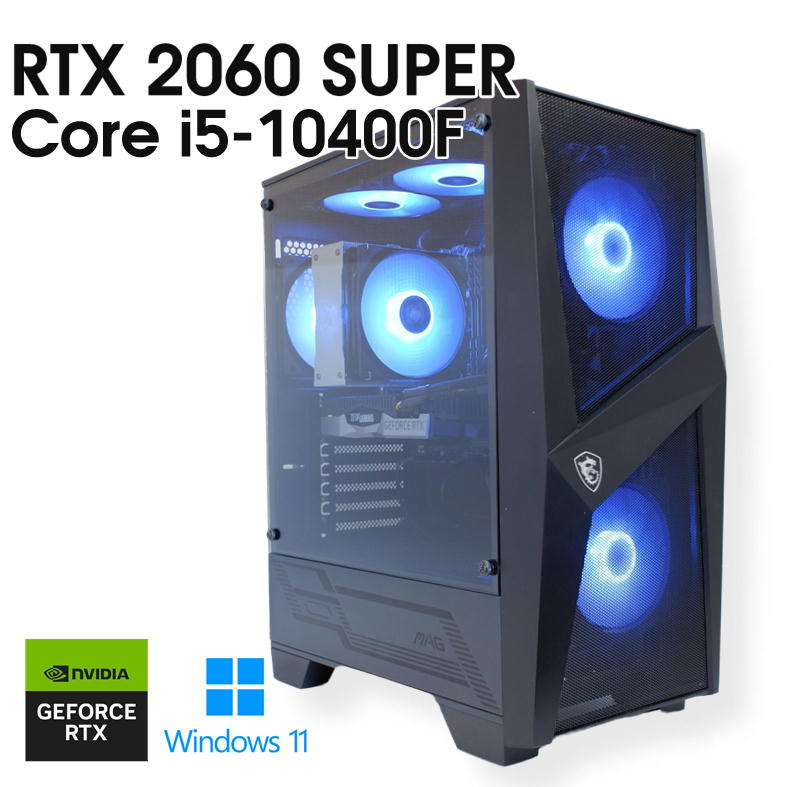 楽天市場】【値下げしました/自作中古ゲーミングPC】新品ケース使用 / GeForce RTX 2060 / Core i5-11400F /  16GB / NVMe SSD 500GB +HDD 1TB / Windows11 : PCとパーツのパソどん楽天市場店