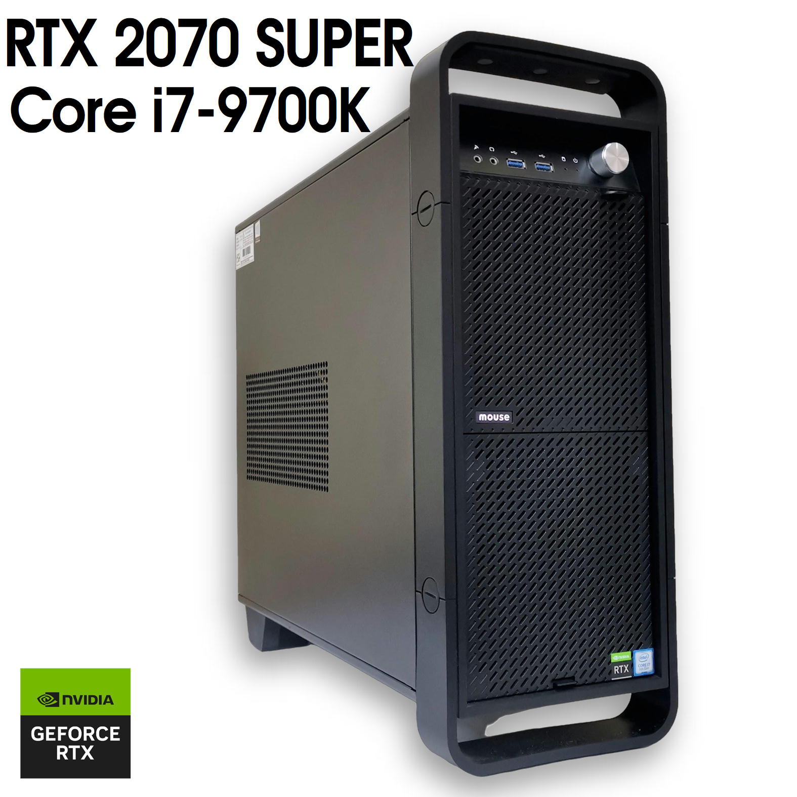 【中古ゲーミングPC】mouse　DAIV-DGZ530 / GeForce RTX 2070 SUPER / Core i7-9700K / 16GB / M.2 NVMe SSD 500GB + HDD 1TB / Windows11