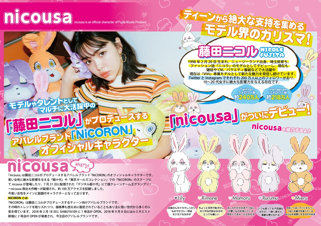 楽天市場 Nicousa にこうさ シングル クリアファイル ハート グッズ キャラクター Nicoron 藤田ニコルプロデュース アパレルブランド 送料無料 パソコン屋楽天市場店