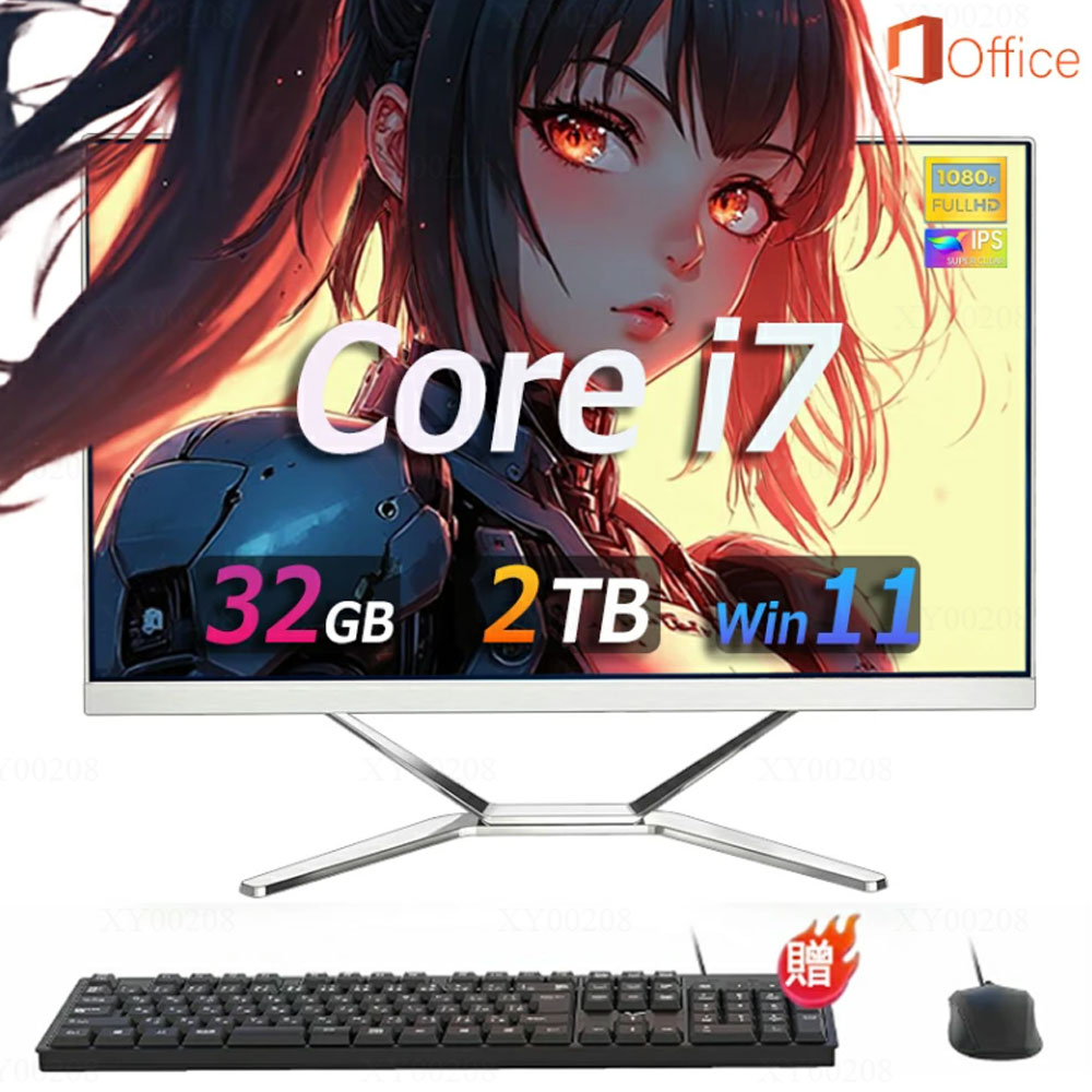 【SS期間限定10%OFF】【3年保証】 一体型パソコン デスクトップパソコン 新品 Windows 11搭載 一体型pc デスクトップPC 22型 23型 21.5inc 23.8inc 初心者向け フルHD液晶一体型 CPU i5 USB 2.0/ USB 3.0/5G WIFI搭載 子供 誕生日プレゼント メモリー:8GB SSD：256GB