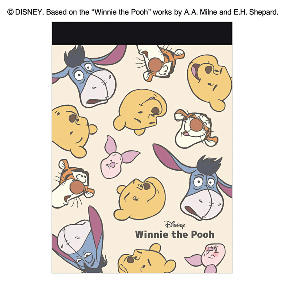 楽天市場】くまのプーさん ダイカットメモ : サンキューマート