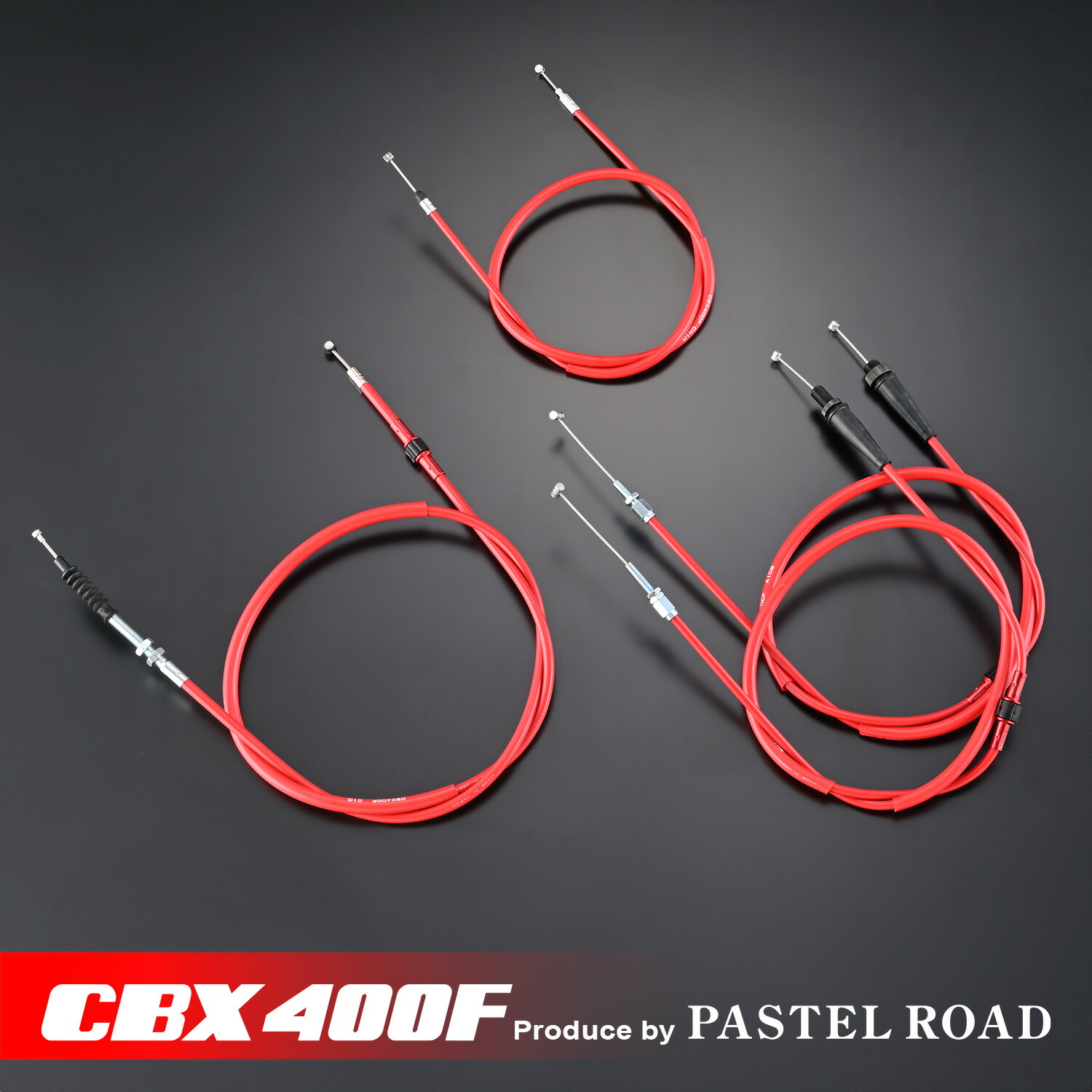 CBX400F ウェットワイヤー 赤 15cmロング セット パステルロード 16029 10,296円