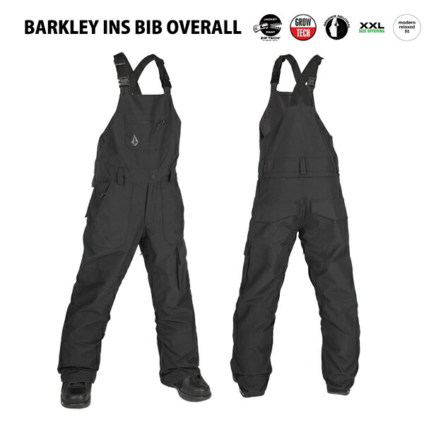 魅力的な VOLCOM BARKLEY INS BIB OVERALL ボルコム スノーボード