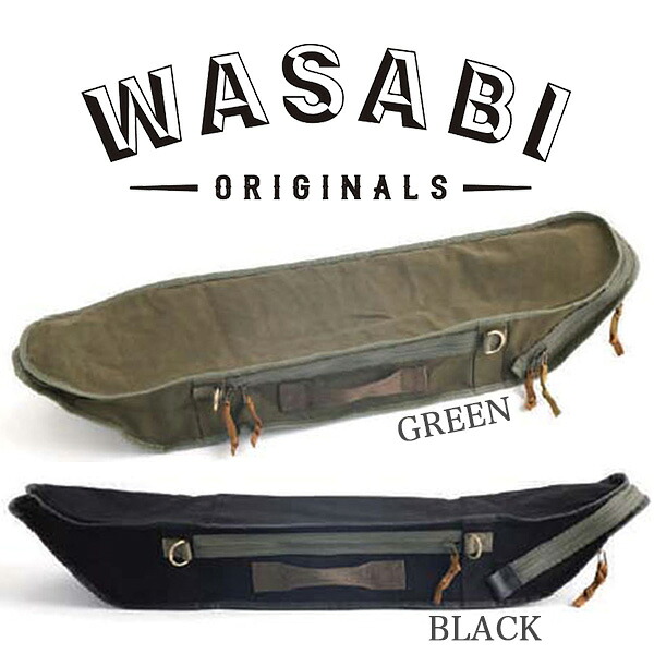 Wasabi originals 【CANVAS SOCK SK】 Skete carry duffle  山葵一風変わった 滑るゲーム盤 スケボー 取りまかなう うしろ側 袋 ダッフル