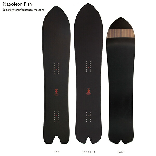 石見銀山 TJ BRAND Napoleon Fish 147cm パウダーボード - crumiller.com