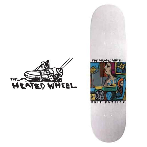 HEATED WHEEL 8.0 デッキ　team model HEATED WHEEL】TEAM GRASSHOPPER 8.25インチ ヒーティドウィール