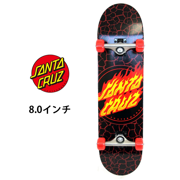 サービス SANTA CRUZ FLAME DOT FULL DECK SIZE 8.0 サンタクルーズ