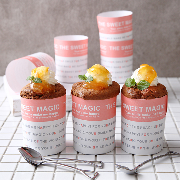 ML62 トールカップ（マジック）・25枚ケーキ型・マフィンカップ・ベーキングカップ・紙製・シフォンケーキ型・焼型・ケーキカップ・お菓子・手作り・製菓用品