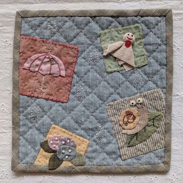 新品❣️ 永類とまと　押し絵みたいな 歳時記タペストリー手作りキット my-mama_lh-177