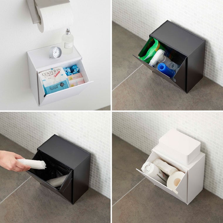 73%OFF!】 ウォールトイレポット 収納ケース タワー 山崎実業 tower ホワイト ブラック 5429 5430 トイレ収納 トイレ ゴミ箱  送料無料 タワーシリーズ あす楽 qdtek.vn